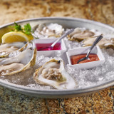 FRESH OYSTERS ON THE HALF SHELL