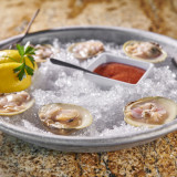 LITTLENECK CLAMS ON THE HALFSHELL OR BAKED CLAMS